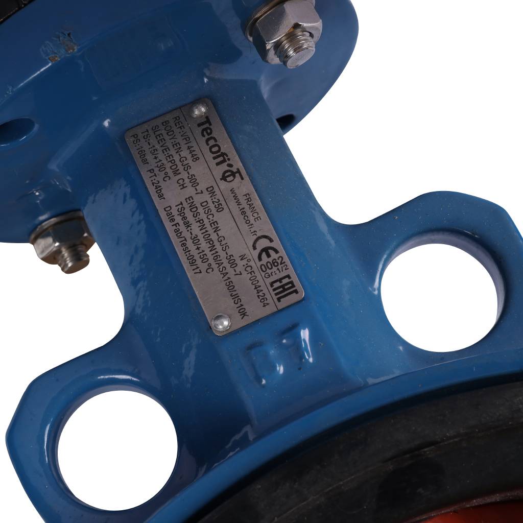 ������ ���������-�������� Tecofi VPI4448 DN 250 PN 16 ������������ � ������ �� ������ EPDM