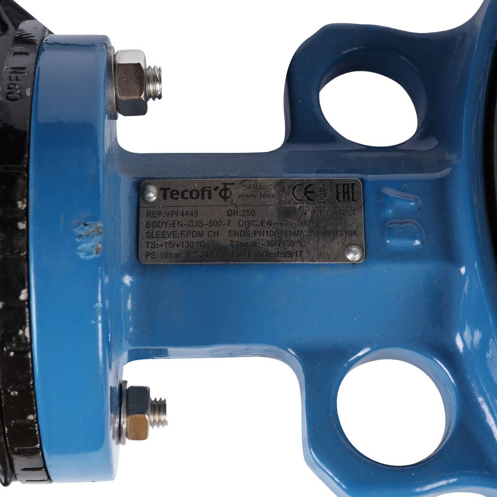 ������ ���������-�������� Tecofi VPI4448 DN 250 PN 16 ������������ � ������ �� ������ EPDM
