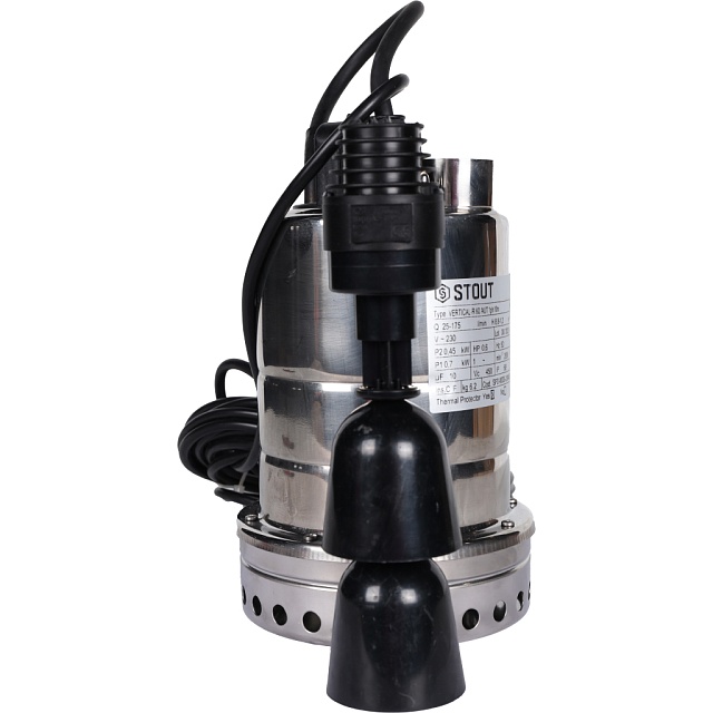 ����� ��������� STOUT � ������������ ���������, ������ 10 �, 230V, Q=175 �/���, H=10 �